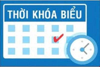 Thời khoá biểu lưu các tuần