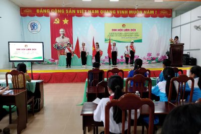 Đại hội liên đội trường THCS-THPT Ngô Mây nhiệm kỳ năm học 2025-2026.