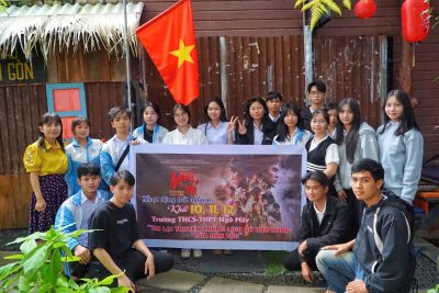 HỌC SINH TRƯỜNG THCS-THPT NGÔ MÂY XEM PHIM “MƯA ĐỎ” – LAN TỎA GIÁ TRỊ TRUYỀN THỐNG, GẮN KẾT YÊU THƯƠNG